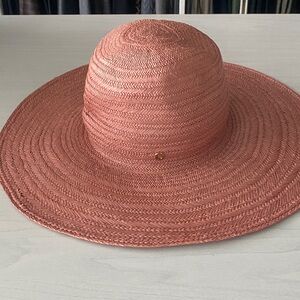 Loro Piana Chic Coral Straw Hat